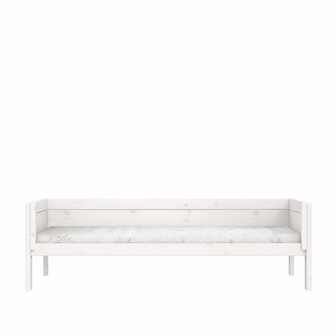 white wash 120x200 bed incl bodem matras is optie