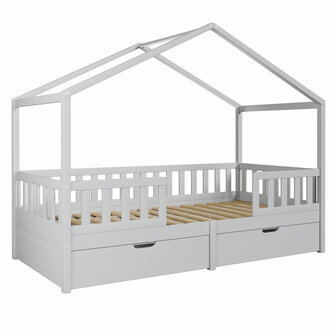 Inclusief bodem 90x190 dakje en optie uitvalbescherming