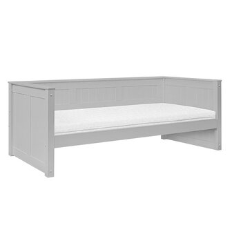 Collect bedbank 90x200 grenen grijs