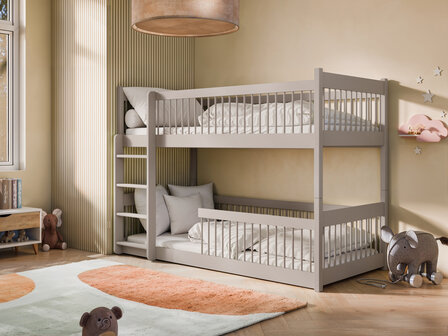 Brindisi stapelbed 80X180  cashmere massief grenen