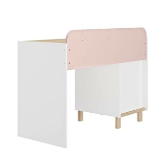 Romy bureau wit roze eiken look