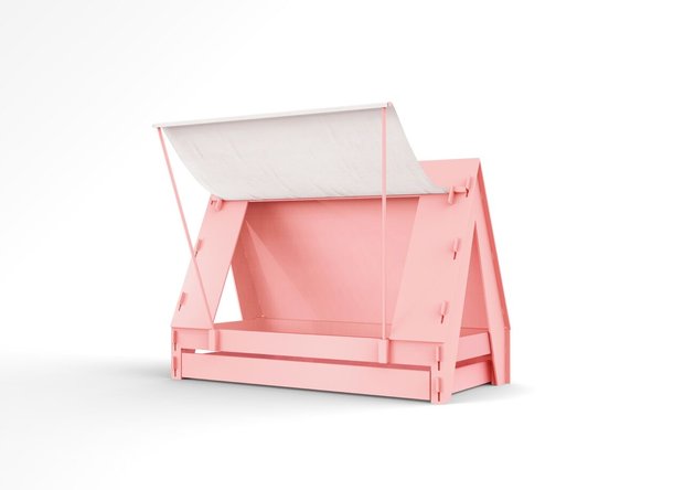 mathy by bols tent bed licht roze