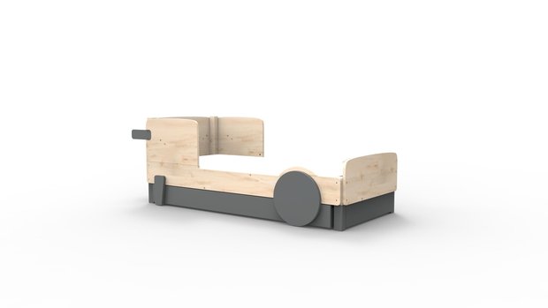 optie bedlade basalt grijs