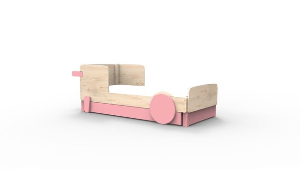mathy by bols discovery bed met lade licht roze