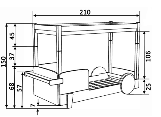 discovery hemelbed maten