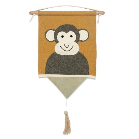 Kidsdepot Moos monkey wandhanger