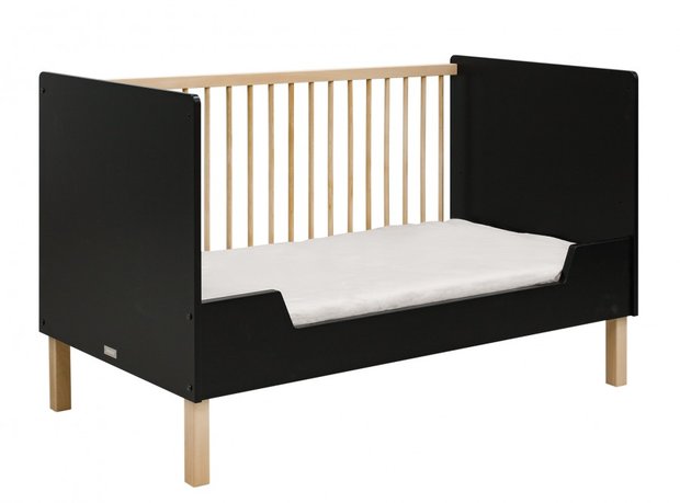 Bopita Floris bedbank 70x140 mat zwart / naturel