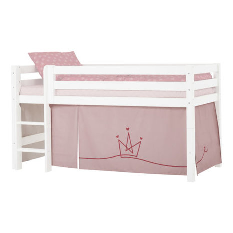 Hoppekids Princess bedtent 90x200 halfhoogslaper Kinderbeddenstore