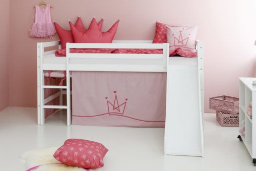 Hoppekids Princess roze kussen 50x50