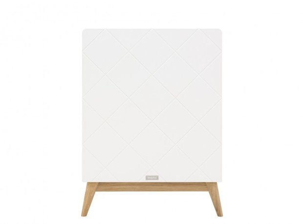 Bopita Paris 2-delige babykamer wit - eiken