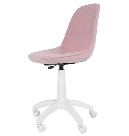 bureaustoel roze wit Kinderbeddenstore