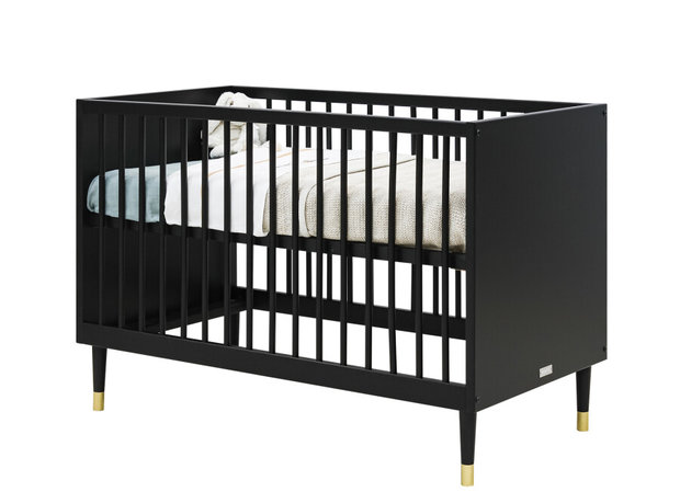 Bopita Cloë 3-delige babykamer 2-deurs zwart - goud