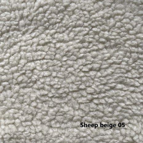 sheep beige stof van de foto