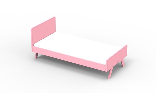 madavin bed 90x200 licht roze