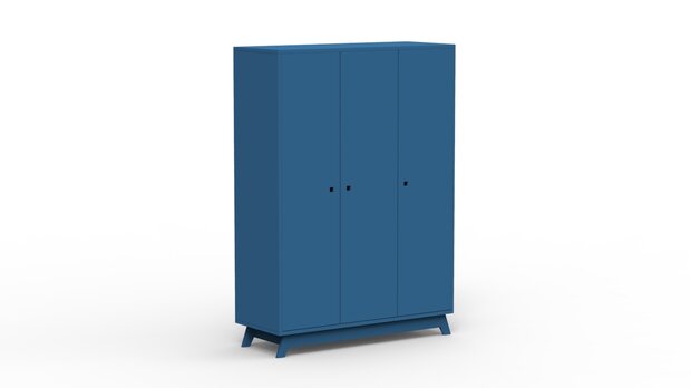 madavin 3 deurs kast Atlantisch blauw