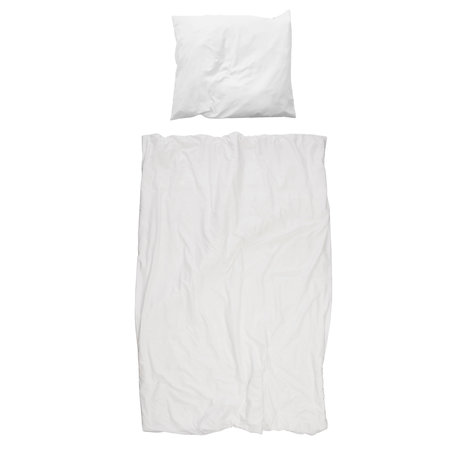 snurk dekbedovertrek uni white