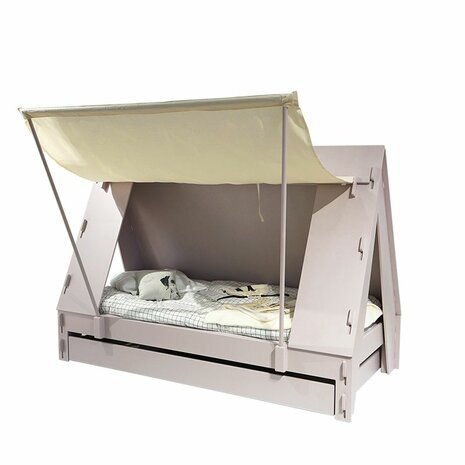 sfeerbeeld tent bed