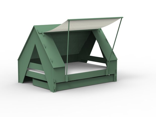 mathy by bols tent bed 120x200 jungle green