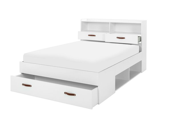 sabia twijfelaar bed wit design line