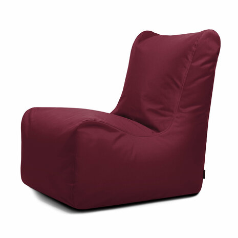 Slowdown seat zitzak ox wijn rood