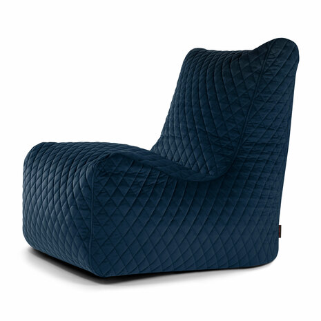 pusku pusku seat zitzak lure luxe velours navy