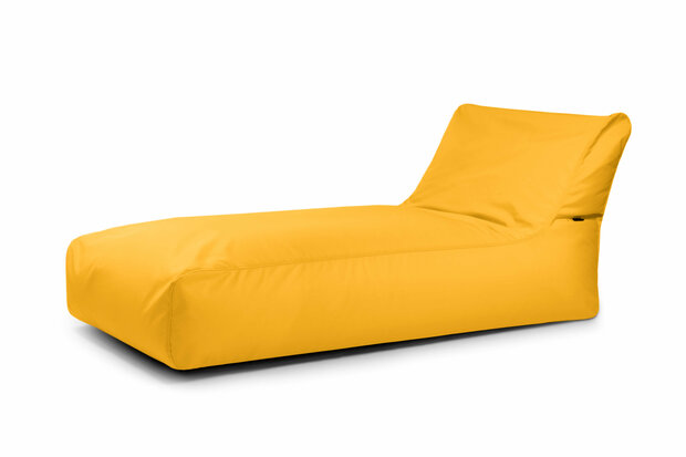Slowdown sunbed 90 zitzak outdoor colorin geel