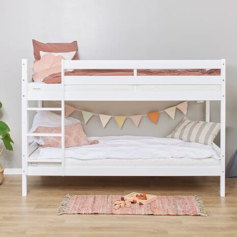 hoppekids eco comfort bunk bed wit 90x200
