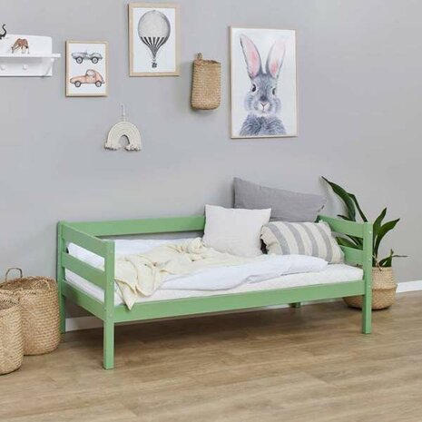 hoppekids eco comfort pale green 70x160