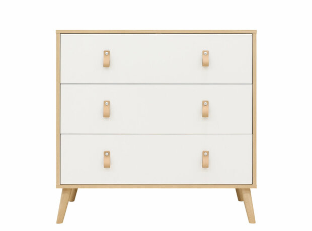 commode leren greepjes