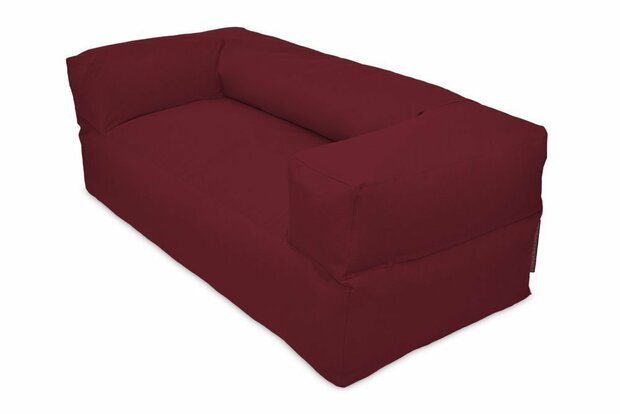 Slowdown MooG 2-zits zitzak Ox waterproof wijn rood