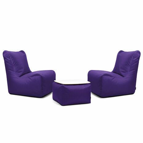 pusku pusku chill 3 delige set Seat Ox paars