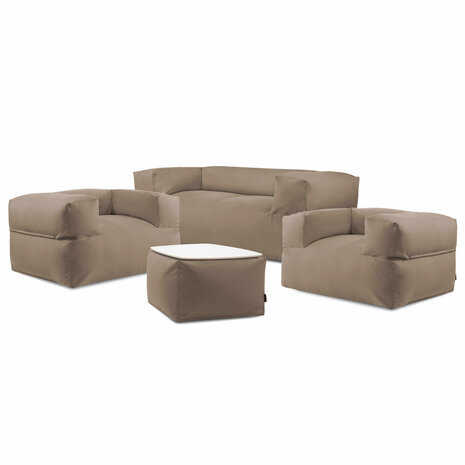 pusku pusku veranda lounge set moog colorin taupe