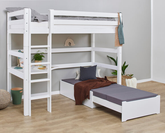 Heel veel goeds Sluipmoordenaar Wrok Hoppekids Eco Luxury Mega lounge hoogslaper 90x200 - Kinderbeddenstore