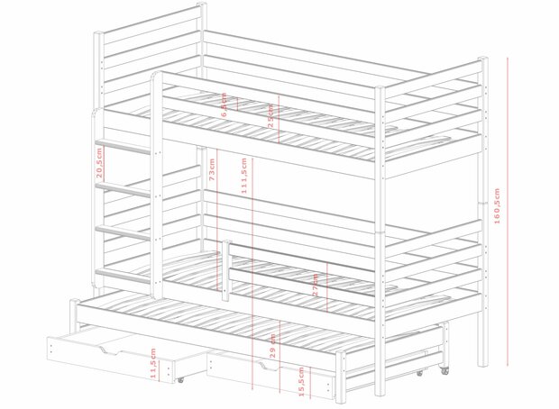 bedmaten livio stapelbed