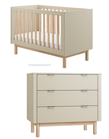 Miloo 2-delige babykamer set  champagne