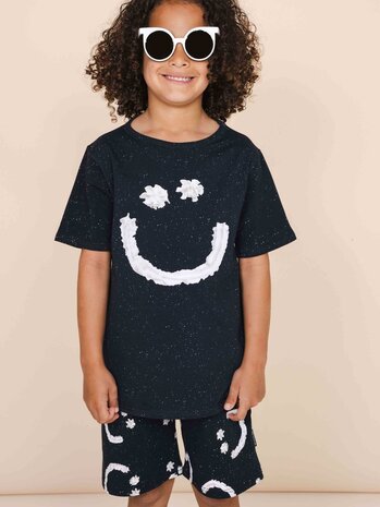 Snurk Smile black korte broek kinderen