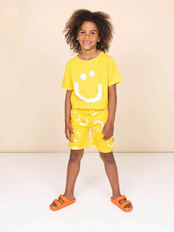 Snurk Smile yellow korte broek kinderen