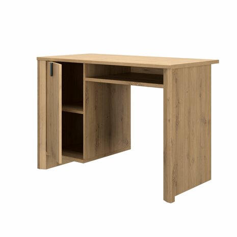 Lugano bureau met 1 deur eiken rustiek look