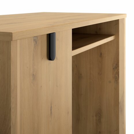 Lugano bureau met 1 deur eiken rustiek look