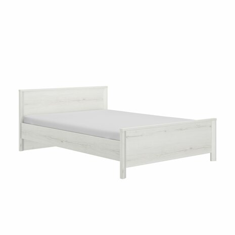 gami lugano twijfelaar bed wit eiken 120x200