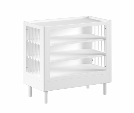 Forrest 3-delige meegroeikamer set massief beuken wit