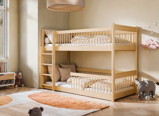 Brindisi stapelbed 90x200 naturel