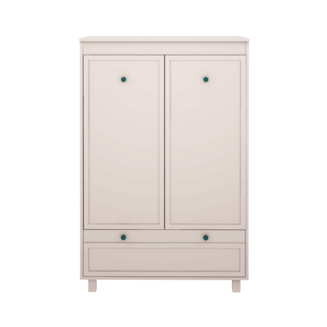 Vintage kast met planken en lade cashmere