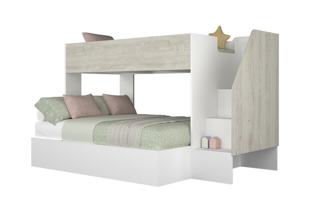 boven bed 90x190 / onder bed 140x190