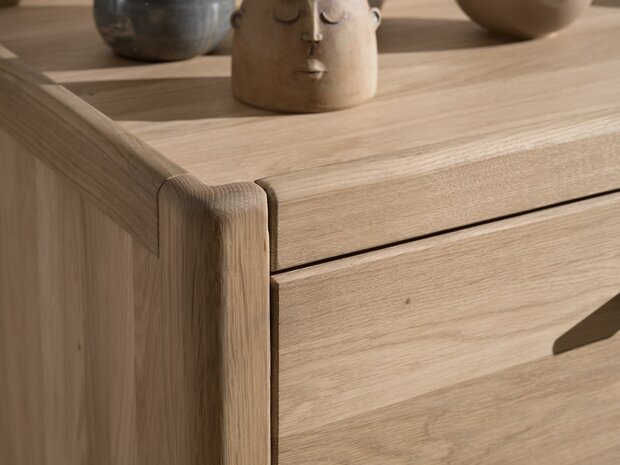 Forrest commode 3 laden massief eiken