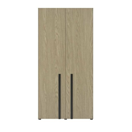 Nael 2 deurs kast eiken / zwart 