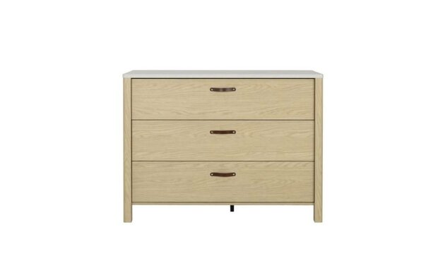 3 laden commode