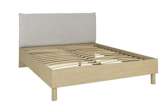 Gami Auriol 160x200 bed gerookt eiken 