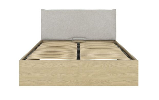 incl gestofferd hoofdbord earth kleur