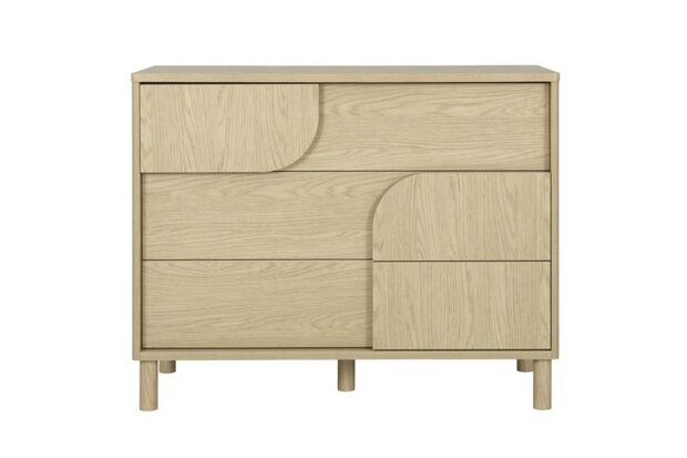 Galys 3 laden kast gerookt eiken look